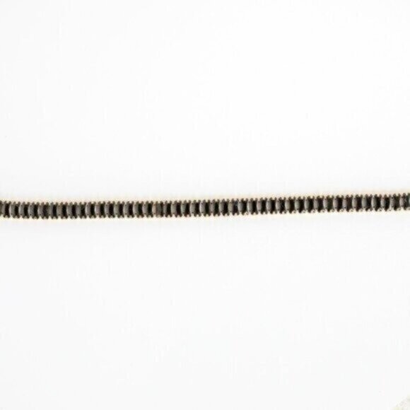 Black Tennis Bracelet Waterproof Gold Clasp Beautiful Black Everyday Jewelry - Picture 7 of 9